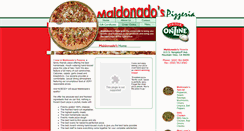 Desktop Screenshot of maldonadospizza.com